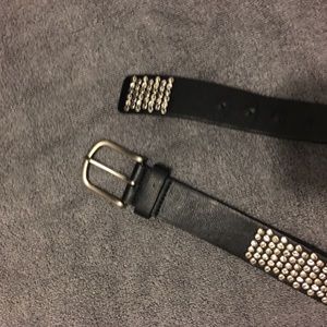 Black belt with silver studs